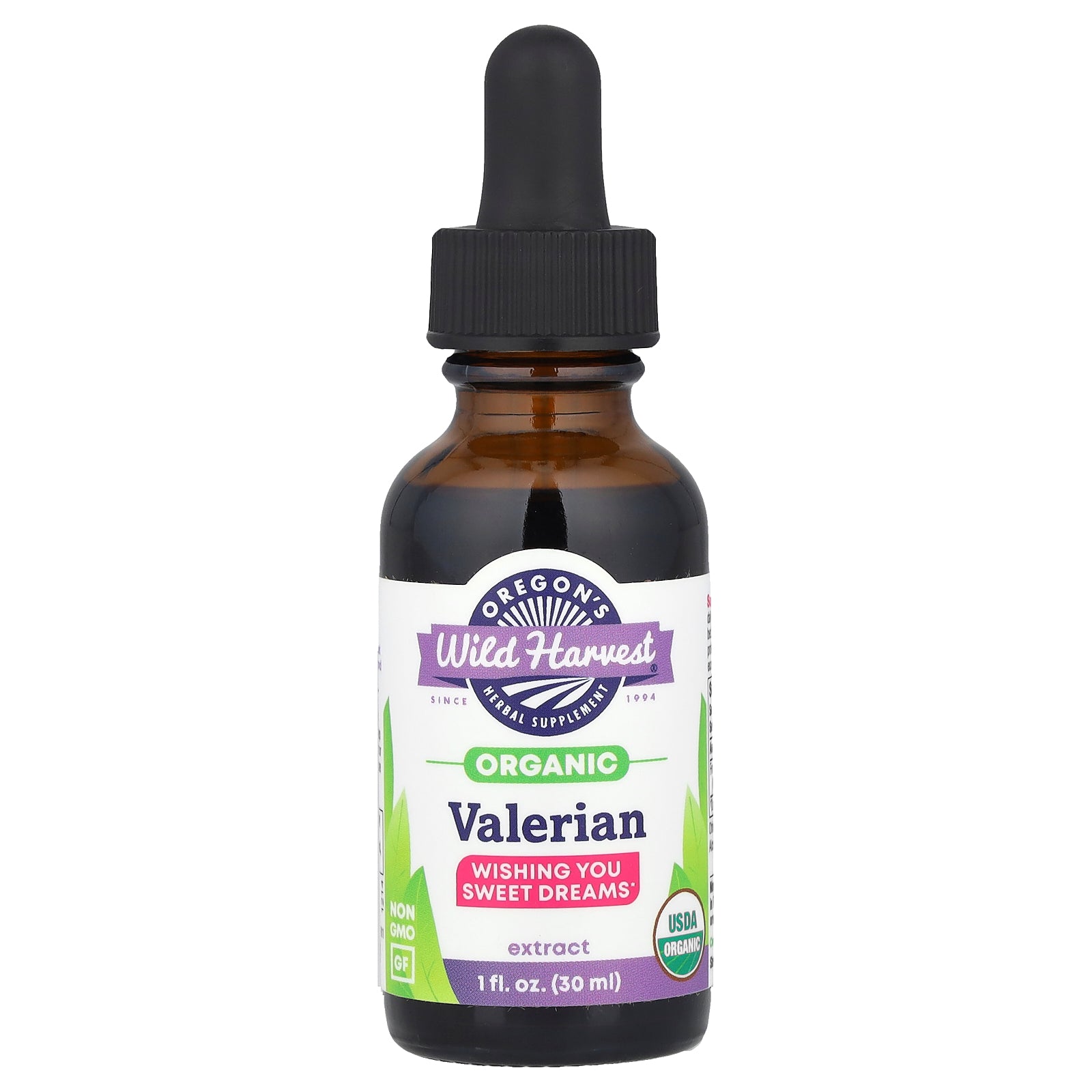 Oregon's Wild Harvest, Organic Valerian Extract, 1 fl oz (30 ml)