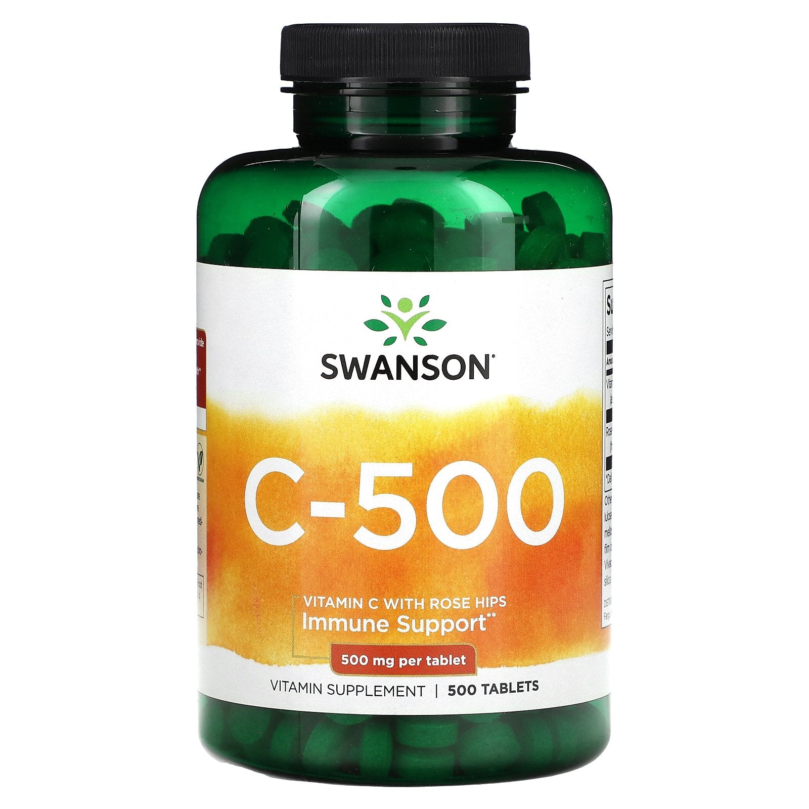 Swanson, C-500, 500 mg, 500 Tablets