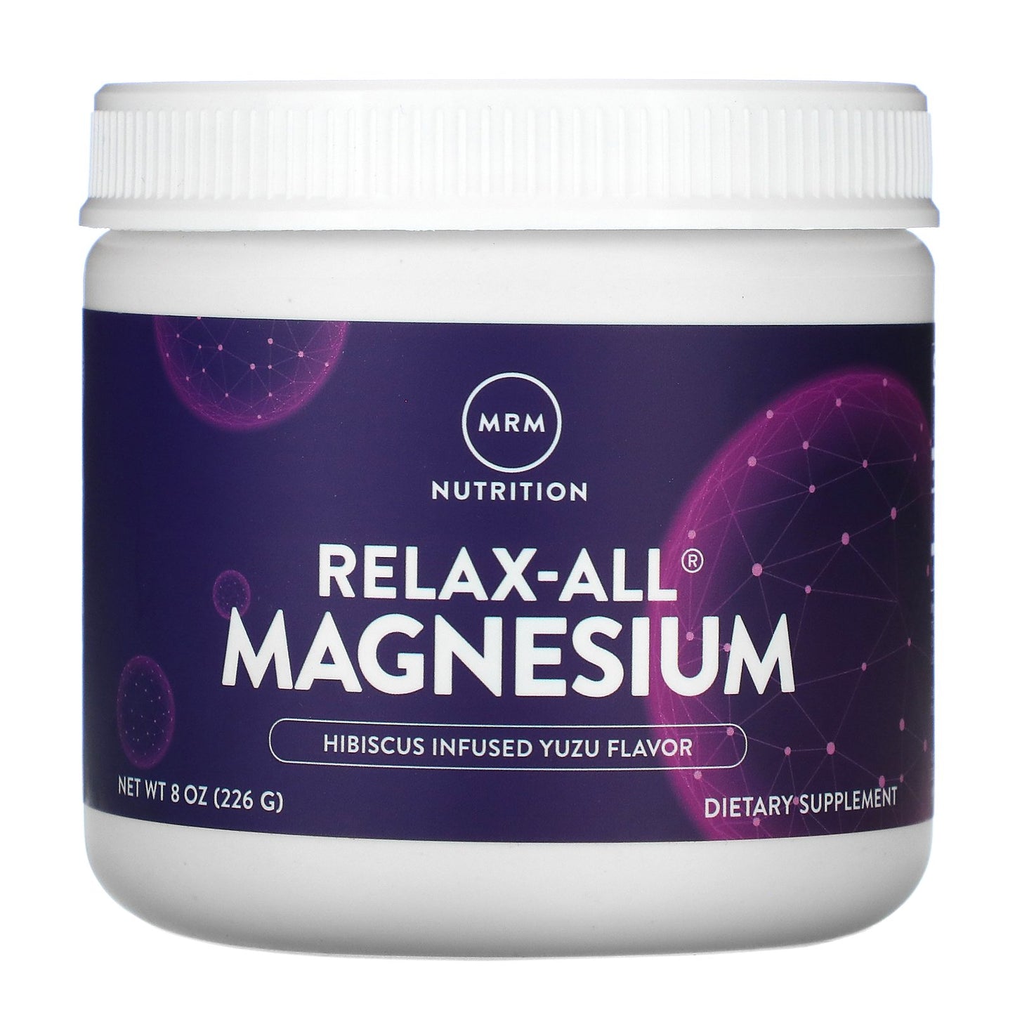 MRM Nutrition, Relax-All Magnesium, Hibiscus Infused Yuzu, 8 oz (226 g)