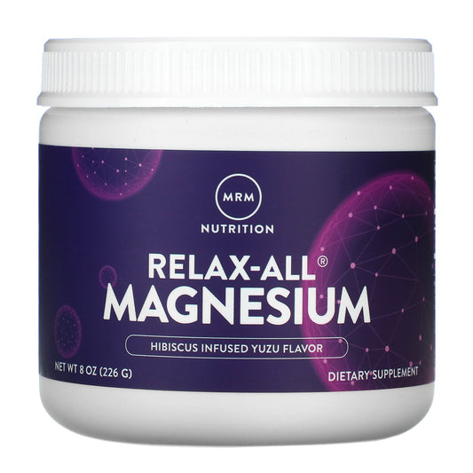 MRM Nutrition, Relax-All Magnesium, Hibiscus Infused Yuzu, 8 oz (226 g)