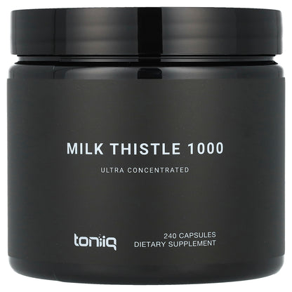 Toniiq, Milk Thistle 1000, 240 Capsules (500 mg per Capsule)