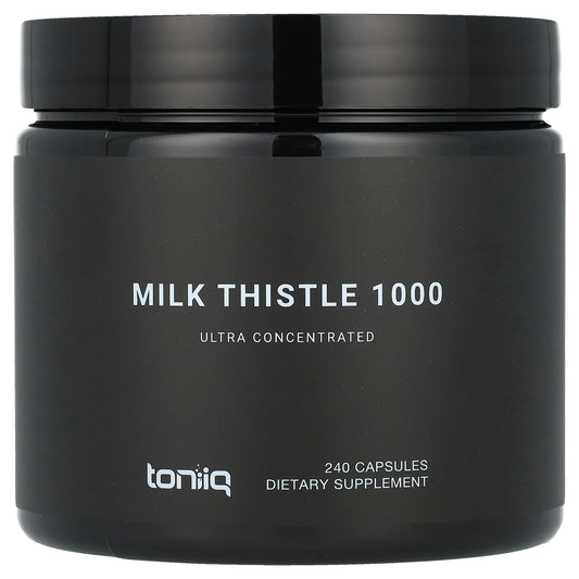 Toniiq, Milk Thistle 1000, 240 Capsules (500 mg per Capsule)
