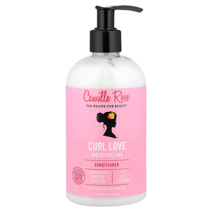Camille Rose, Curl Love Moisturizing, Conditioner, For All Textures, 12 fl oz (355 ml)