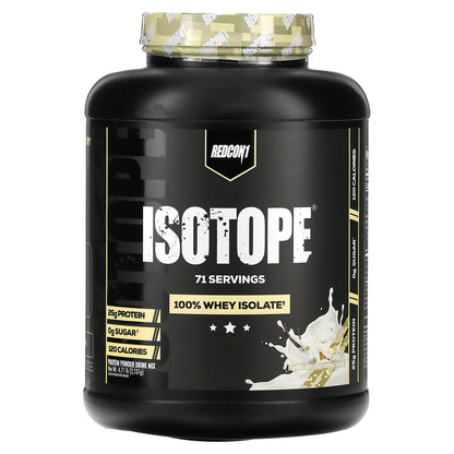 Redcon1, Isotope, 100% Whey Isolate, Vanilla, 4.71 lb (2,137 g)