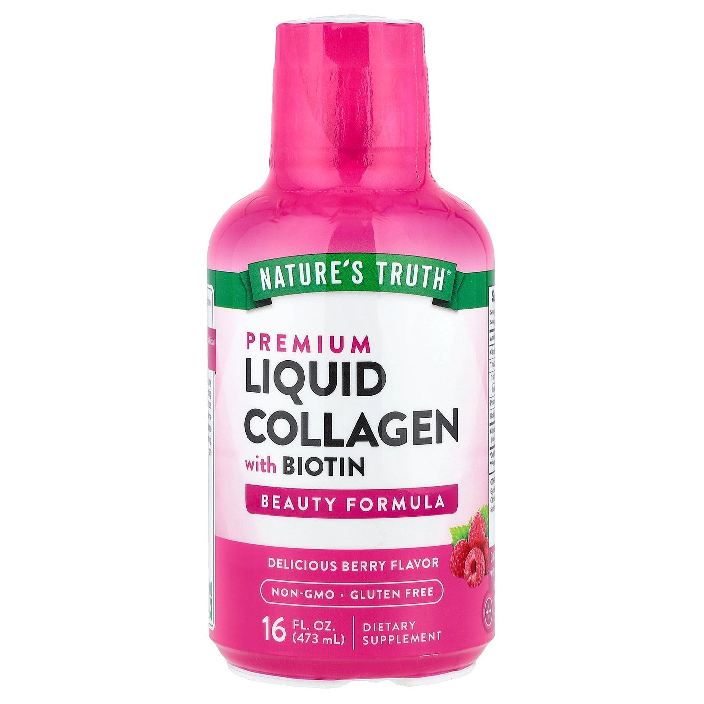 Nature's Truth, Premium Liquid Collagen With Biotin, Delicious Berry, 16 fl oz (473 ml)