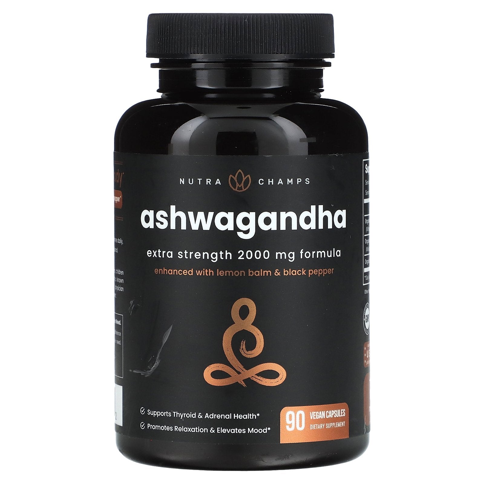 NutraChamps, Ashwagandha, Extra Strength, 2,000 mg, 90 Vegan Capsules (666 mg per Capsule)