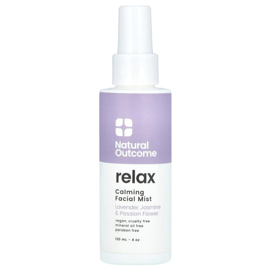 Natural Outcome, Relax, Calming Facial Mist, 4 oz (120 ml)