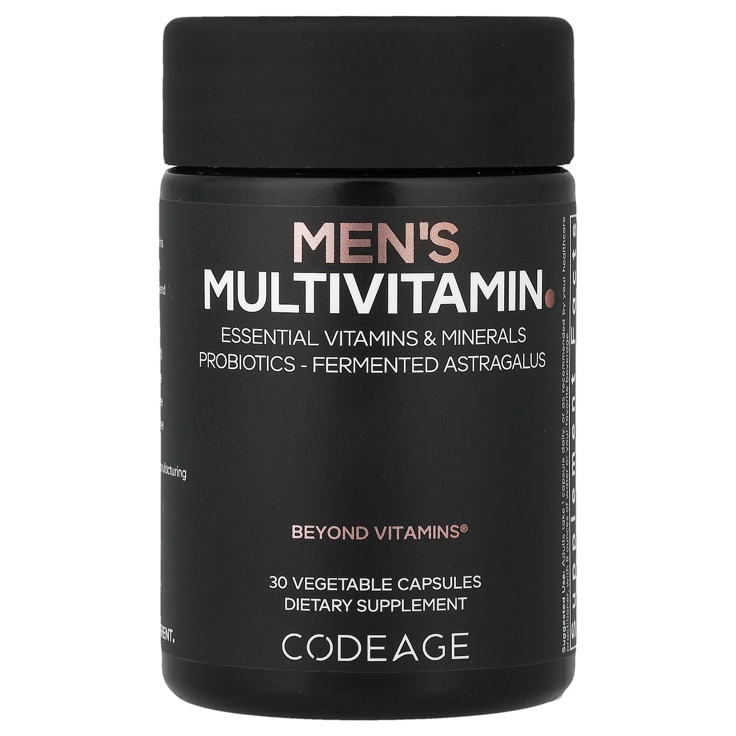 Codeage, Men's Multivitamin, 30 Vegetable Capsules