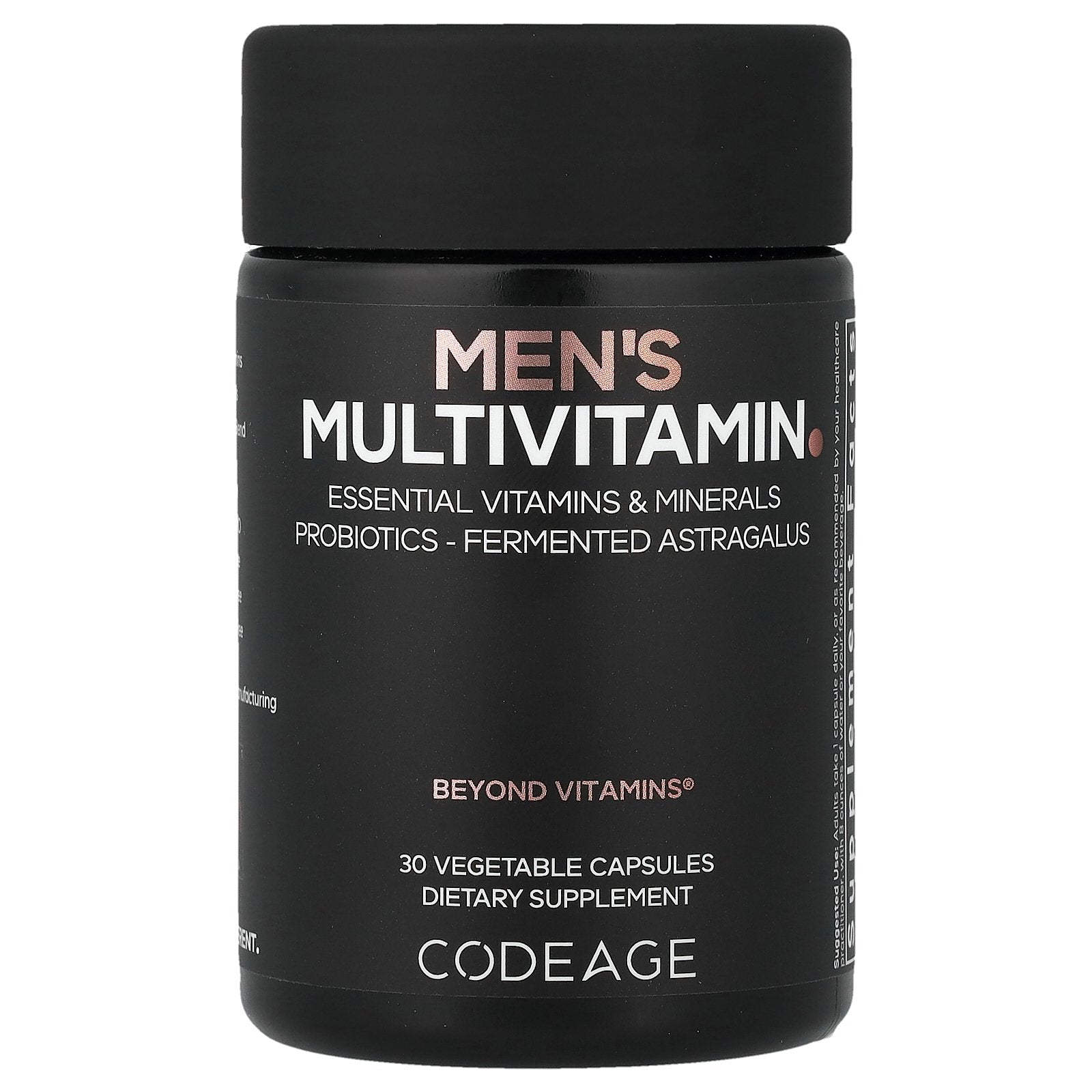 Codeage, Men's Multivitamin, 30 Vegetable Capsules