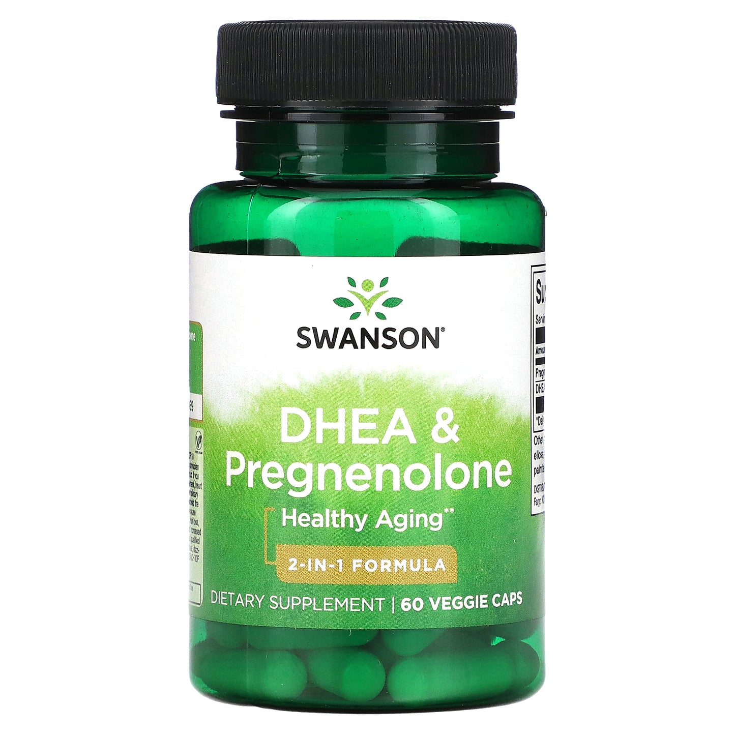 Swanson, DHE & Pregnenolone, 60 Veggie Caps