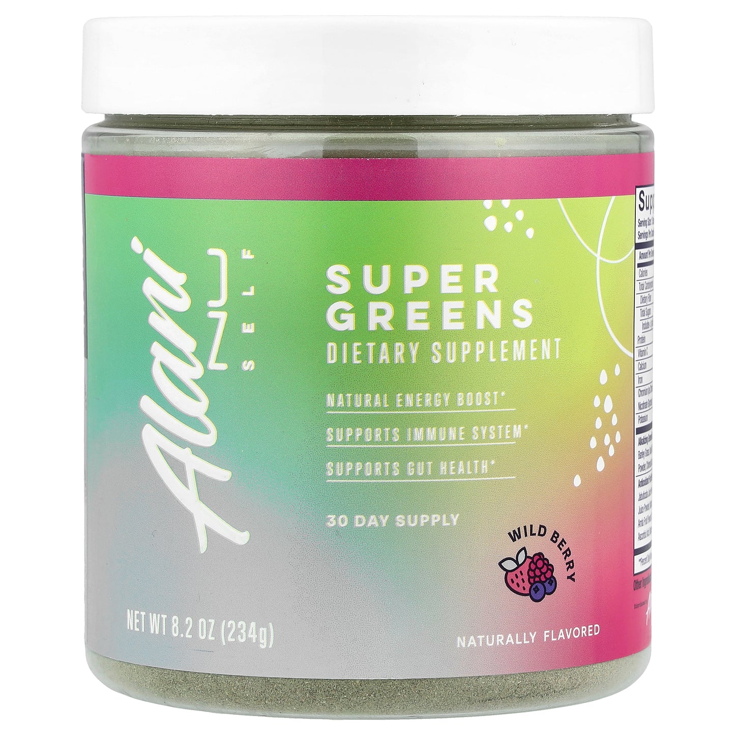 Alani Nu, Self, Super Greens, Wild Berry, 8.2 oz (234 g)