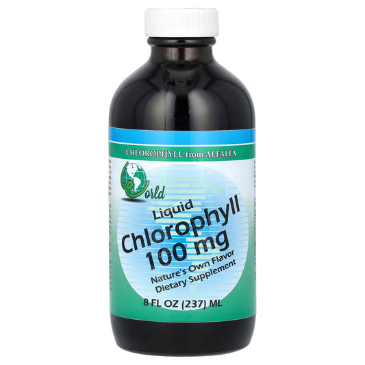 World Organic, Liquid Chlorophyll, 100 mg, 8 fl oz (237 ml)