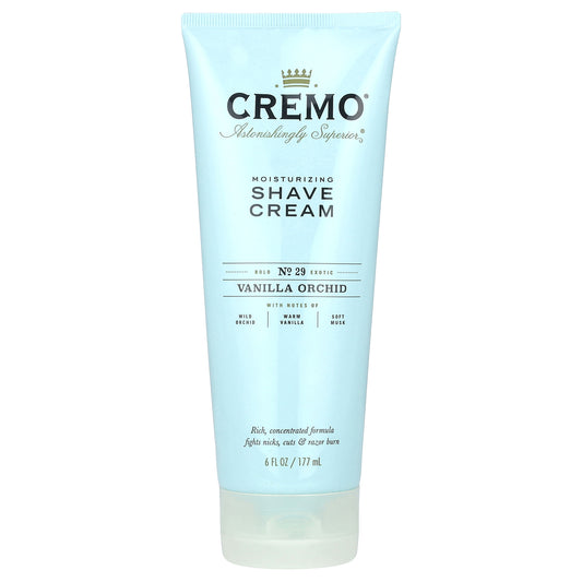 Cremo, Shave Cream, Vanilla Orchid, 6 fl oz (177 ml)