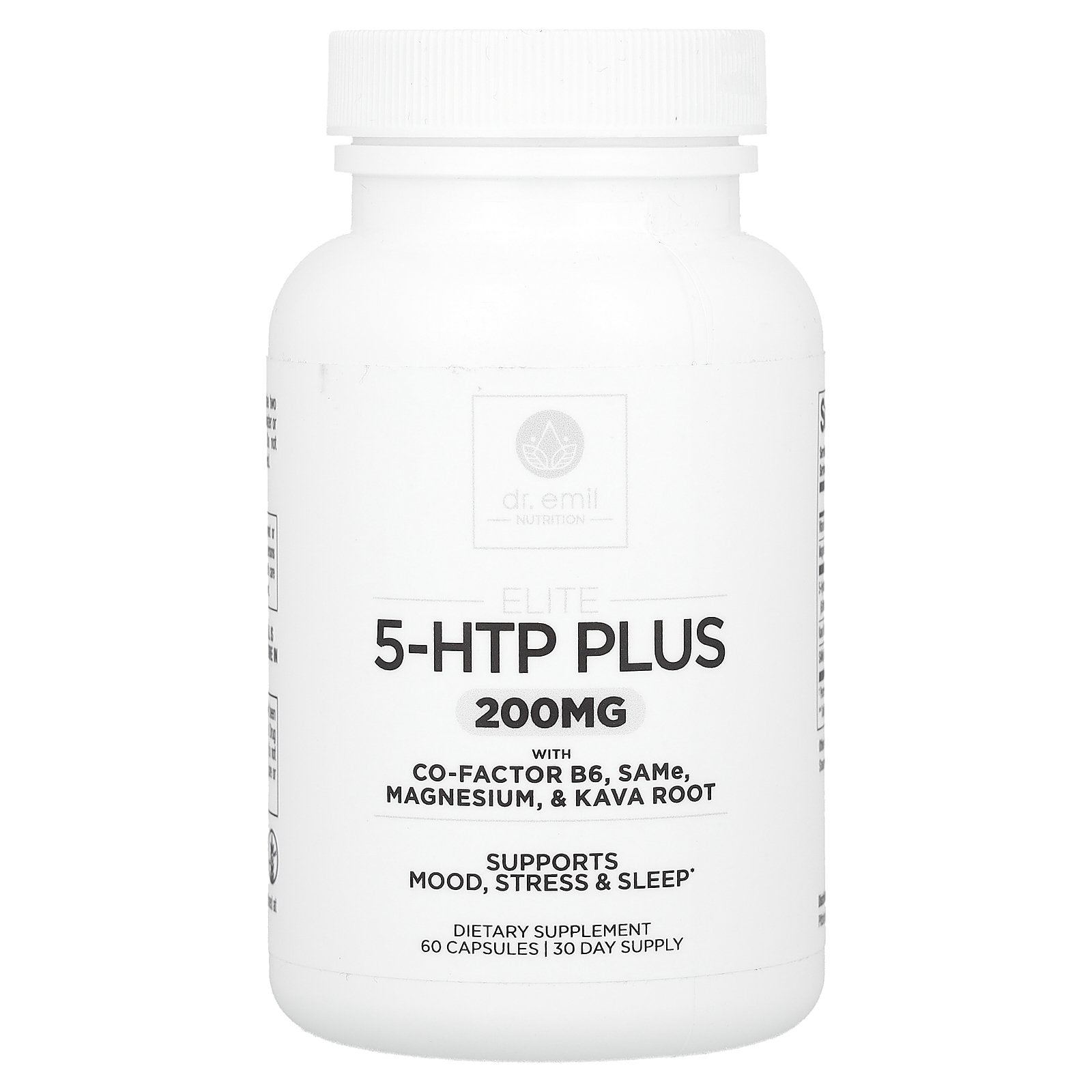 Dr. Emil Nutrition, Elite, 5-HTP Plus with Co-Factor B6, SAMe, Magnesium, & Kava Root, 60 Capsules