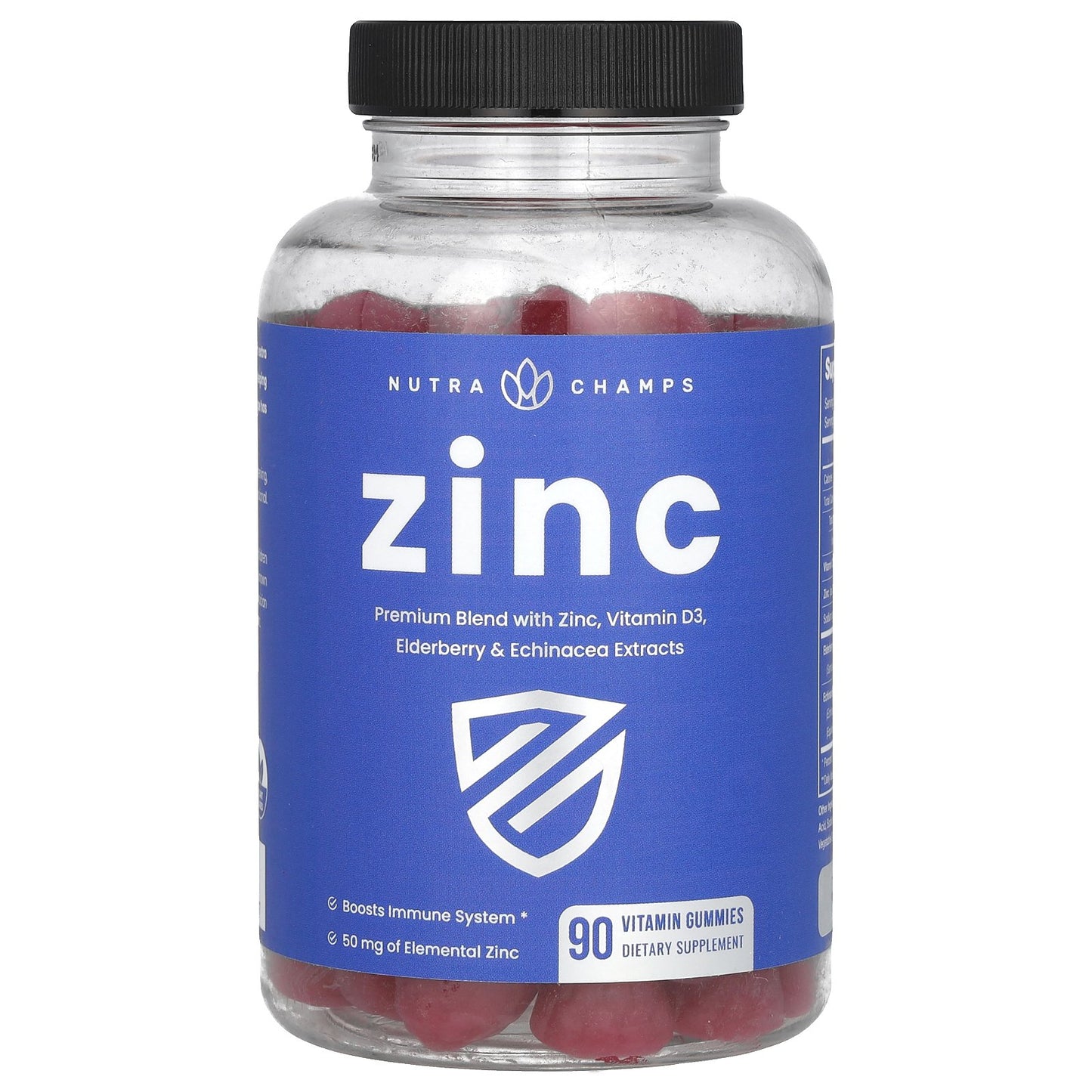NutraChamps, Zinc Gummies, 90 Vitamin Gummies