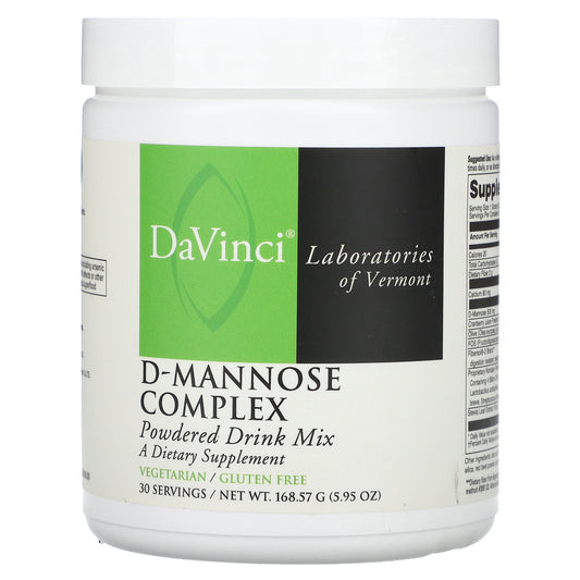 DaVinci Laboratories, D-Mannose Complex, Powdered Drink Mix, 5.95 oz (168.57 g)