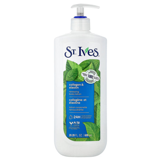 St. Ives, Renewing Body Lotion, Collagen & Elastin, 20.28 fl oz (600 ml)