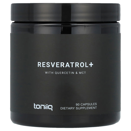 Toniiq, Resveratrol+, With Quercetin & MCT, 90 Capsules
