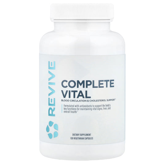 Revive, Complete Vital, Blood Circulation & Cholesterol Support, 120 Vegetarian Capsules