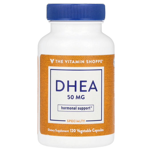 The Vitamin Shoppe, DHEA, 50 mg, 120 Vegetable Capsules