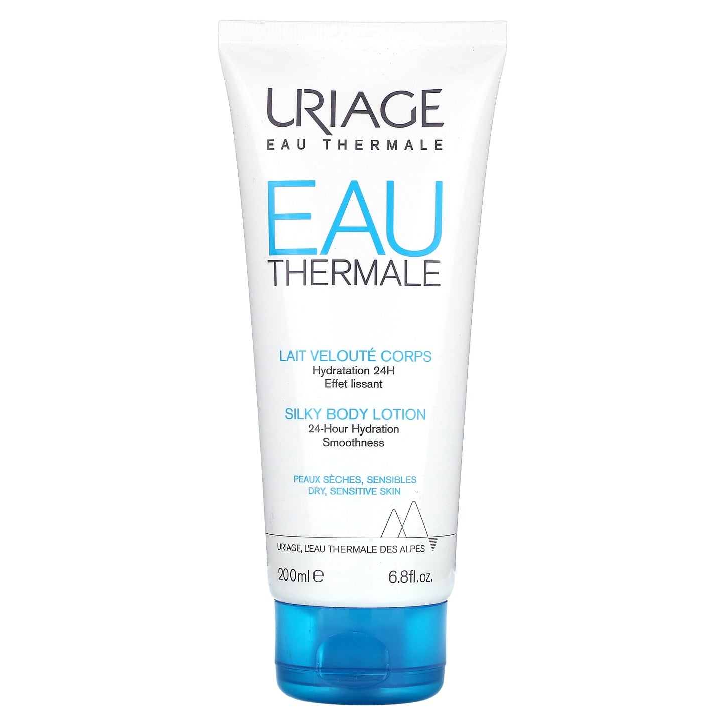 Uriage, EAU Thermale, Silky Body Lotion, Dry, Sensitive Skin, 6.8 fl oz (200 ml)