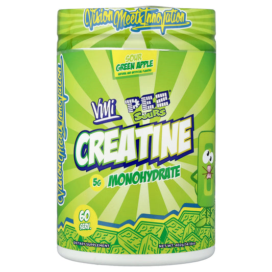 VMI Sports, Creatine Monohydrate, Pez® Sour Green Apple, 14.18 oz (402 g)