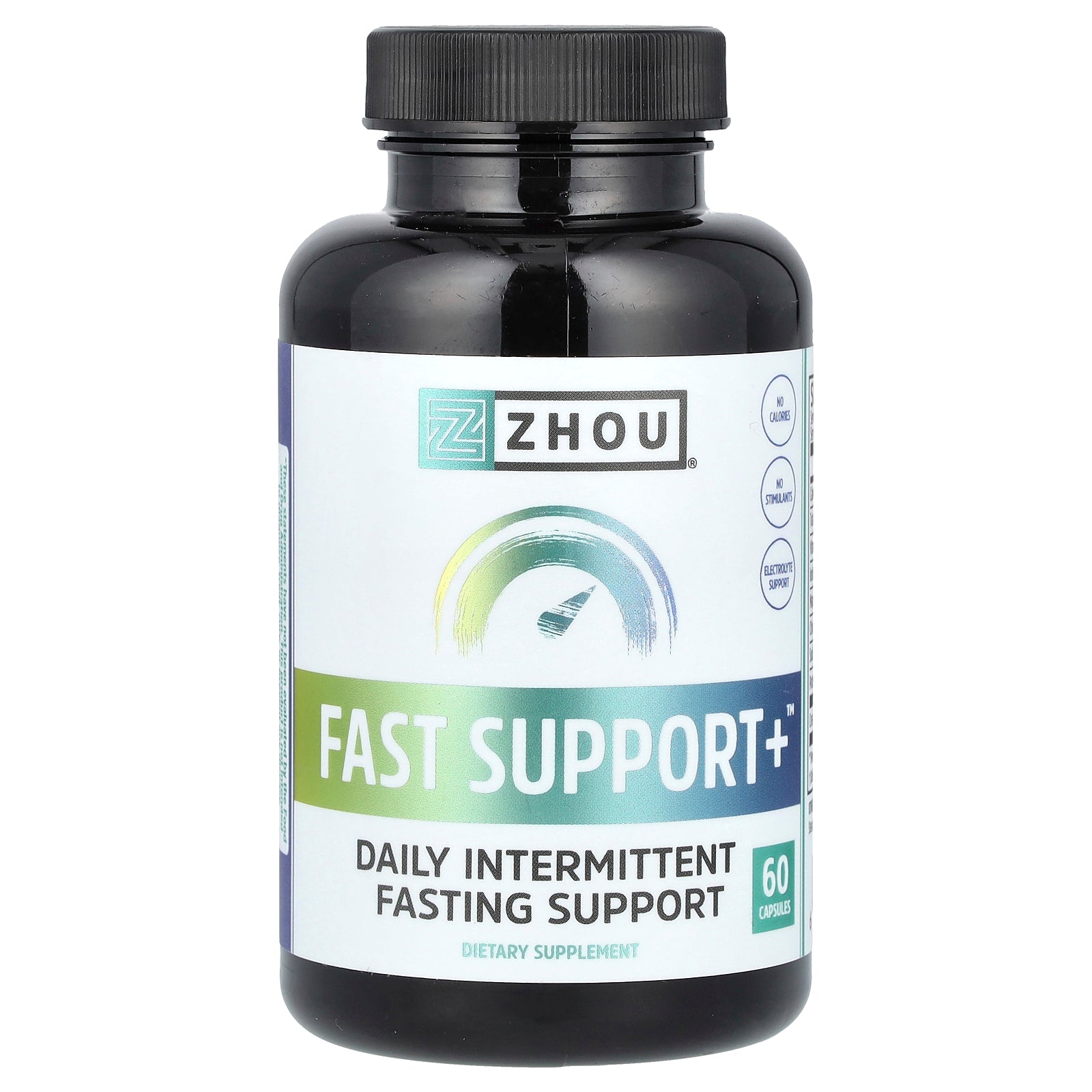 Zhou Nutrition, Fast Support+, 60 Capsules