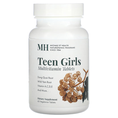 Michael's Naturopathic, Teen Girls Multivitamin, 60 Vegetarian Tablets