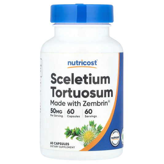 Nutricost, Sceletium Tortuosum, 50 mg , 60 Capsules