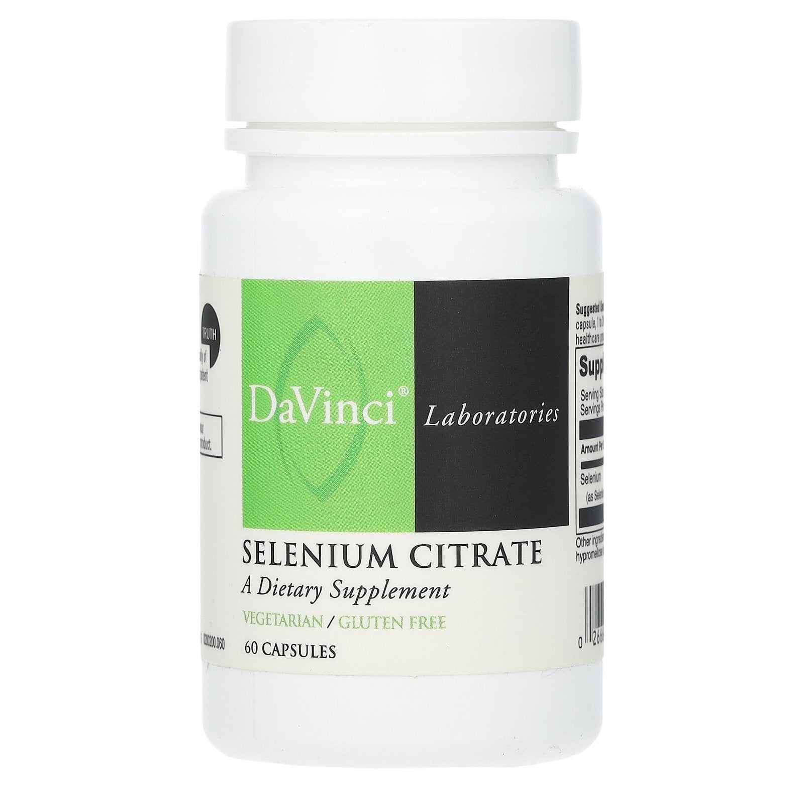 DaVinci Laboratories, Selenium Citrate, 200 mcg , 60 Capsules