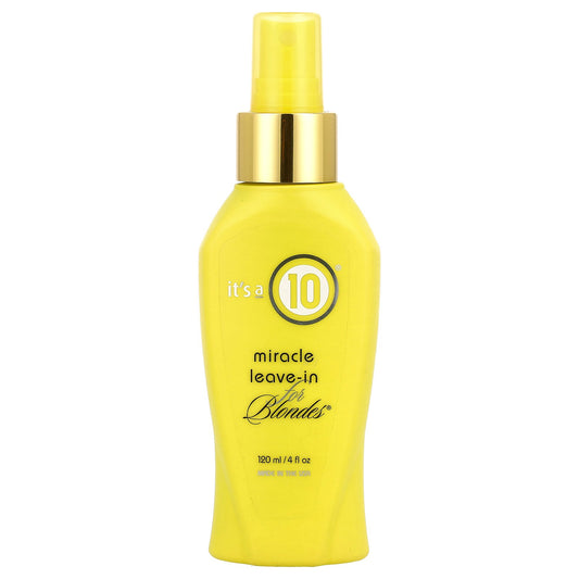 It's a 10, Miracle Leave-In, For Blondes®, 4 fl oz (120 ml)