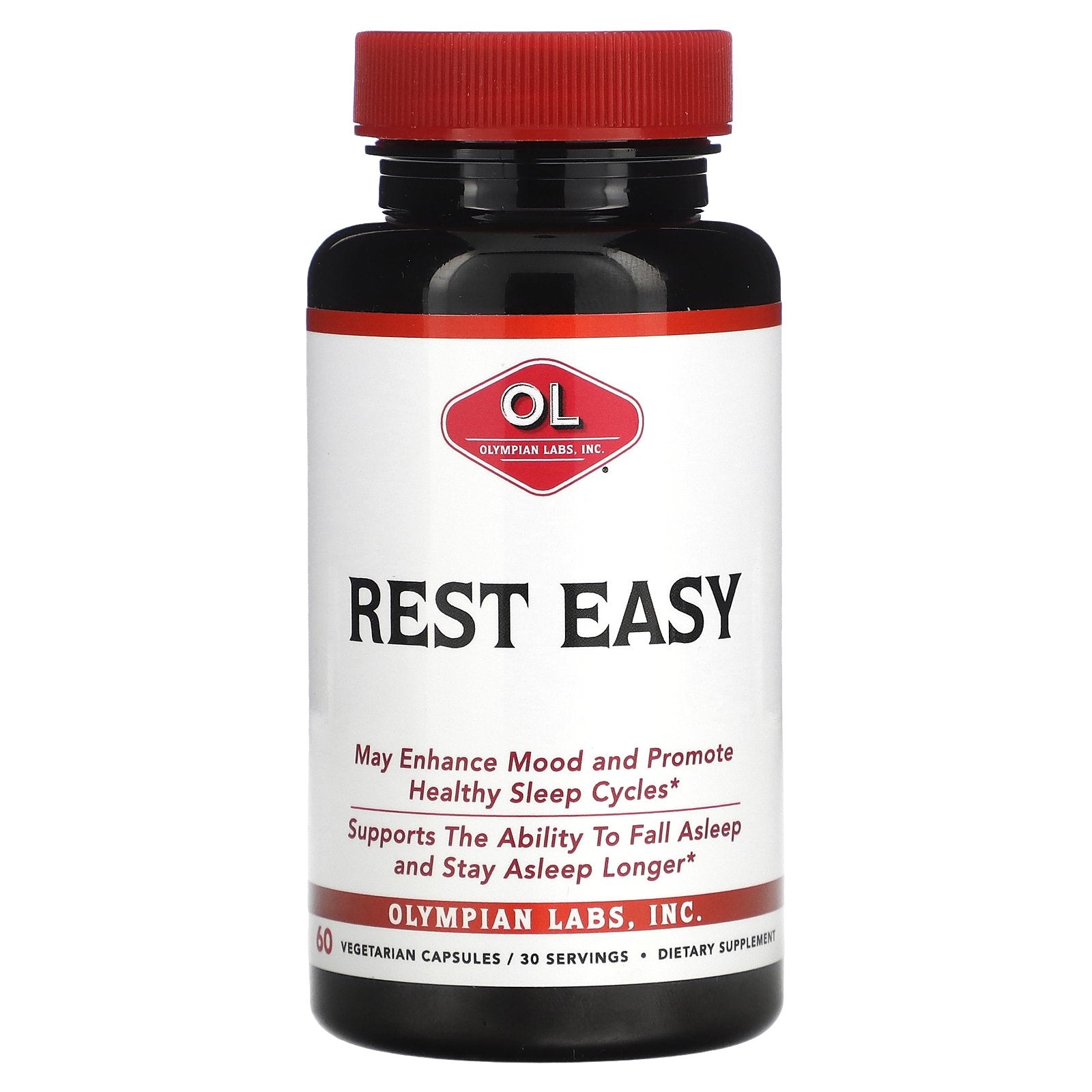 Olympian Labs, Rest Easy, 60 Vegetarian Capsules