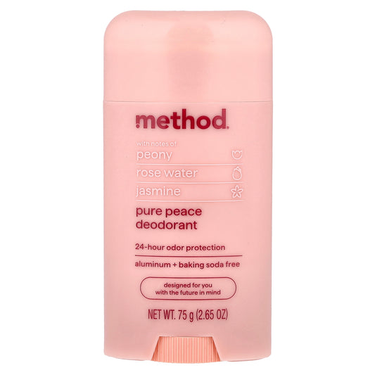Method, Deodorant, Pure Peace, 2.65 oz (75 g)