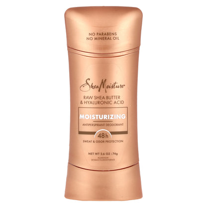 SheaMoisture, Antiperspirant Deodorant, Moisturizing, Raw Shea Butter & Hyaluronic Acid , 2.6 oz (74 g)