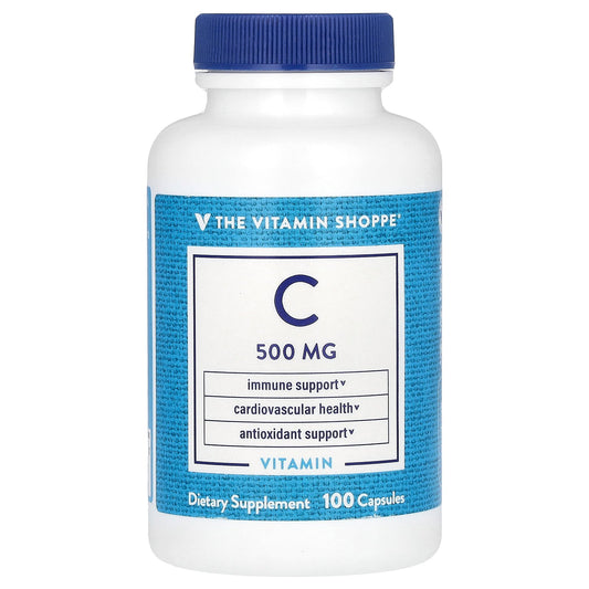 The Vitamin Shoppe, Vitamin C, 500 mg, 100 Capsules