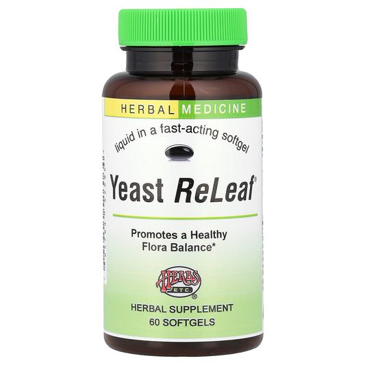 Herbs Etc., Yeast ReLeaf®, 60 Softgels