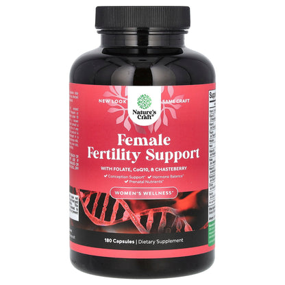 Nature's Craft, Female Fertility Support, 180 Capsules