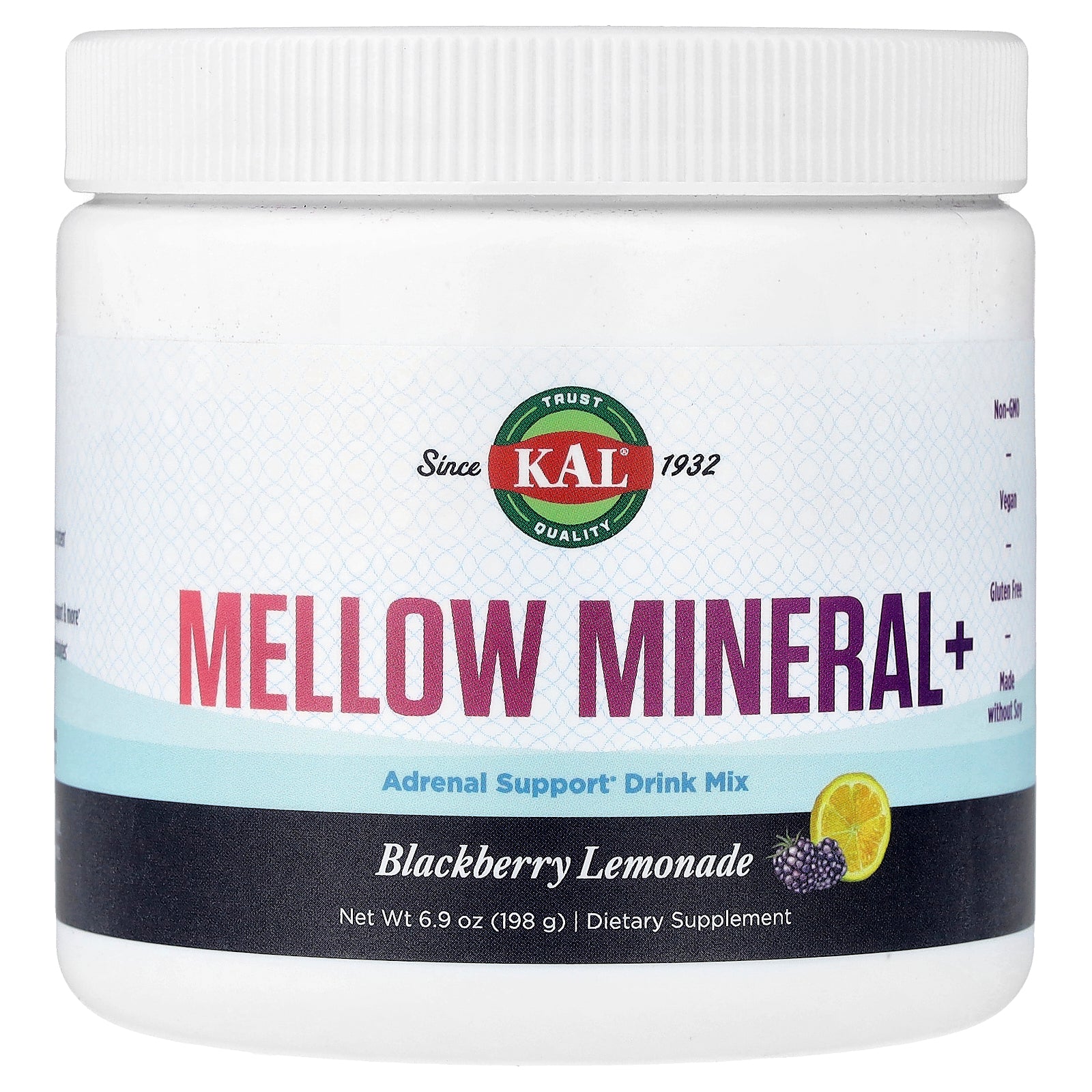 KAL, Mellow Mineral+, Blackberry Lemonade, 6.9 oz (198 g)