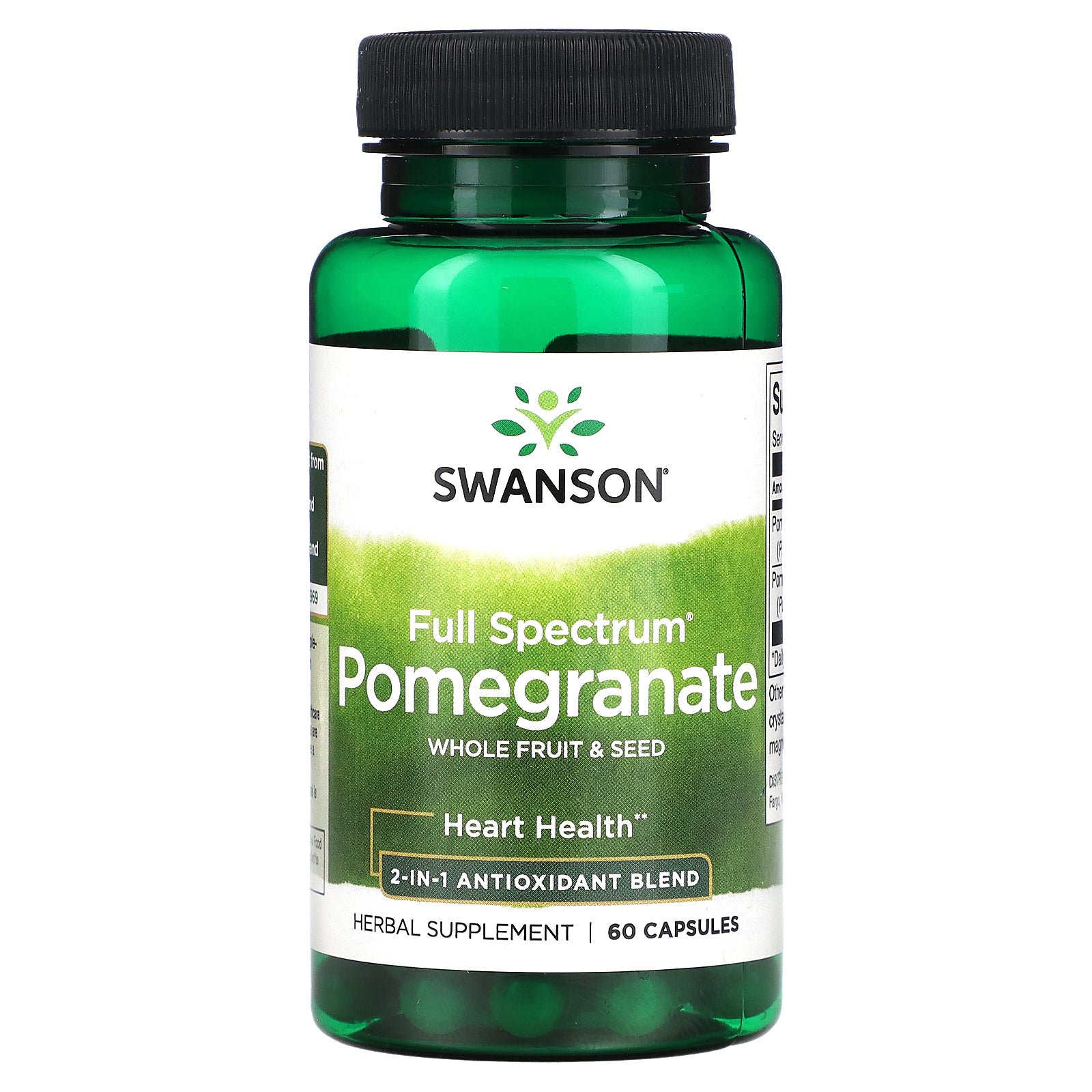 Swanson, Full Spectrum Pomegranate, Whole Fruit & Seed, 60 Capsules