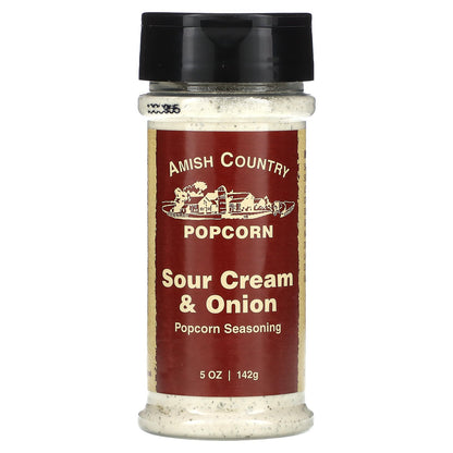 Amish Country Popcorn, Popcorn Seasoning, Sour Cream & Onion, 5 oz (142 g)