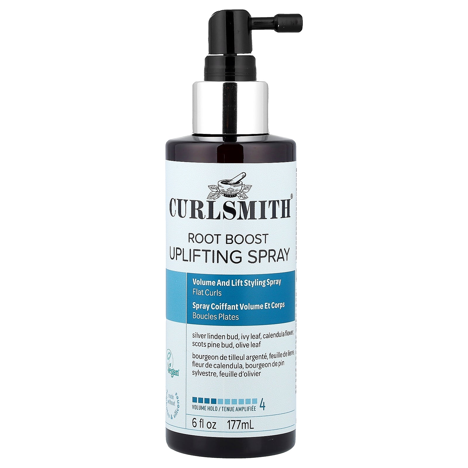 Curlsmith, Root Boost Uplifting Spray, Volume Hold, Flat Curls, 6 fl oz (177 ml)