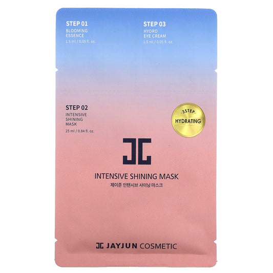 Jayjun Cosmetic, 3 Step Hydrating Beauty Mask, 1 Set