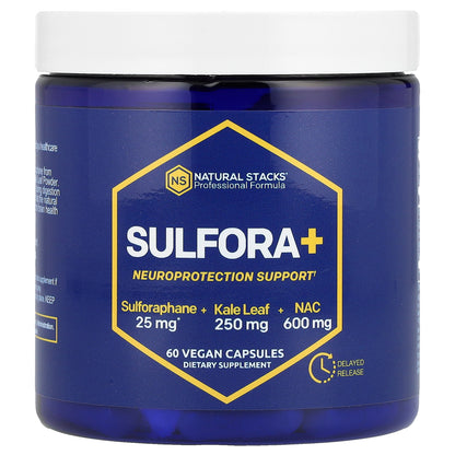 Natural Stacks, Sulfora+, 60 Vegan Capsules