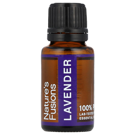 Nature's Fusions, 100% Pure Essential Oil, Lavender, 15 ml