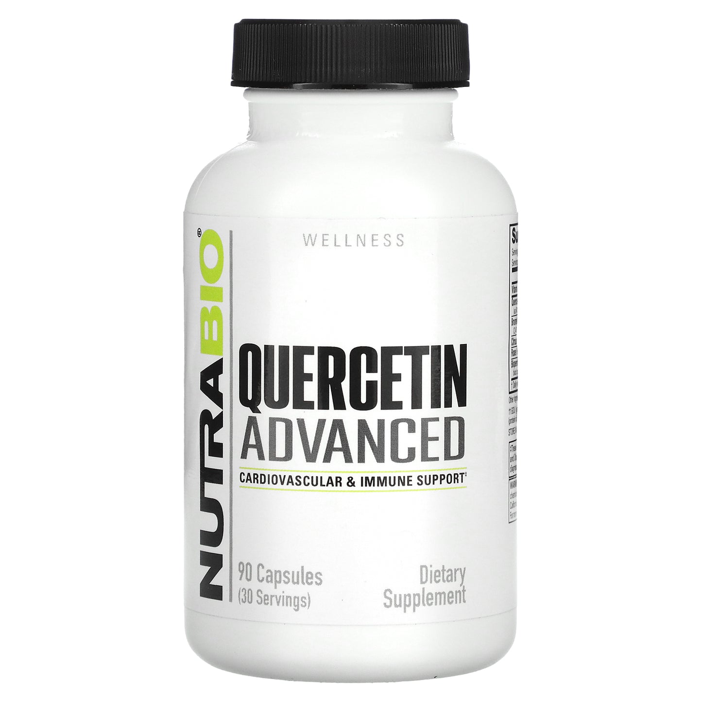 NutraBio, Wellness, Quercetin Advanced, 90 Capsules