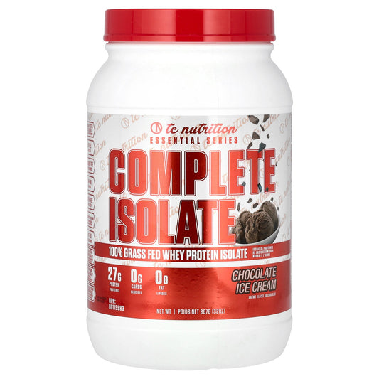 TC Nutrition, Essential Series, Complete Isolate, Chocolate Ice Cream , 32 oz (907 g)