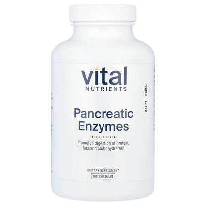 Vital Nutrients, Pancreatic Enzymes , 180 Capsules