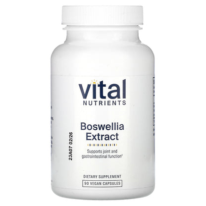 Vital Nutrients, Boswellia Extract, 90 Vegan Capsules (400 mg per Capsule)