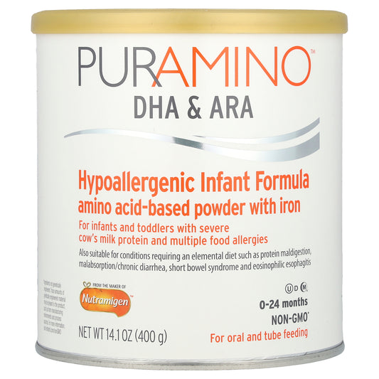 Enfamil, PurAmino™, Hypoallergenic Infant Formula, 0-24 Months, 14.1 oz (400 g)