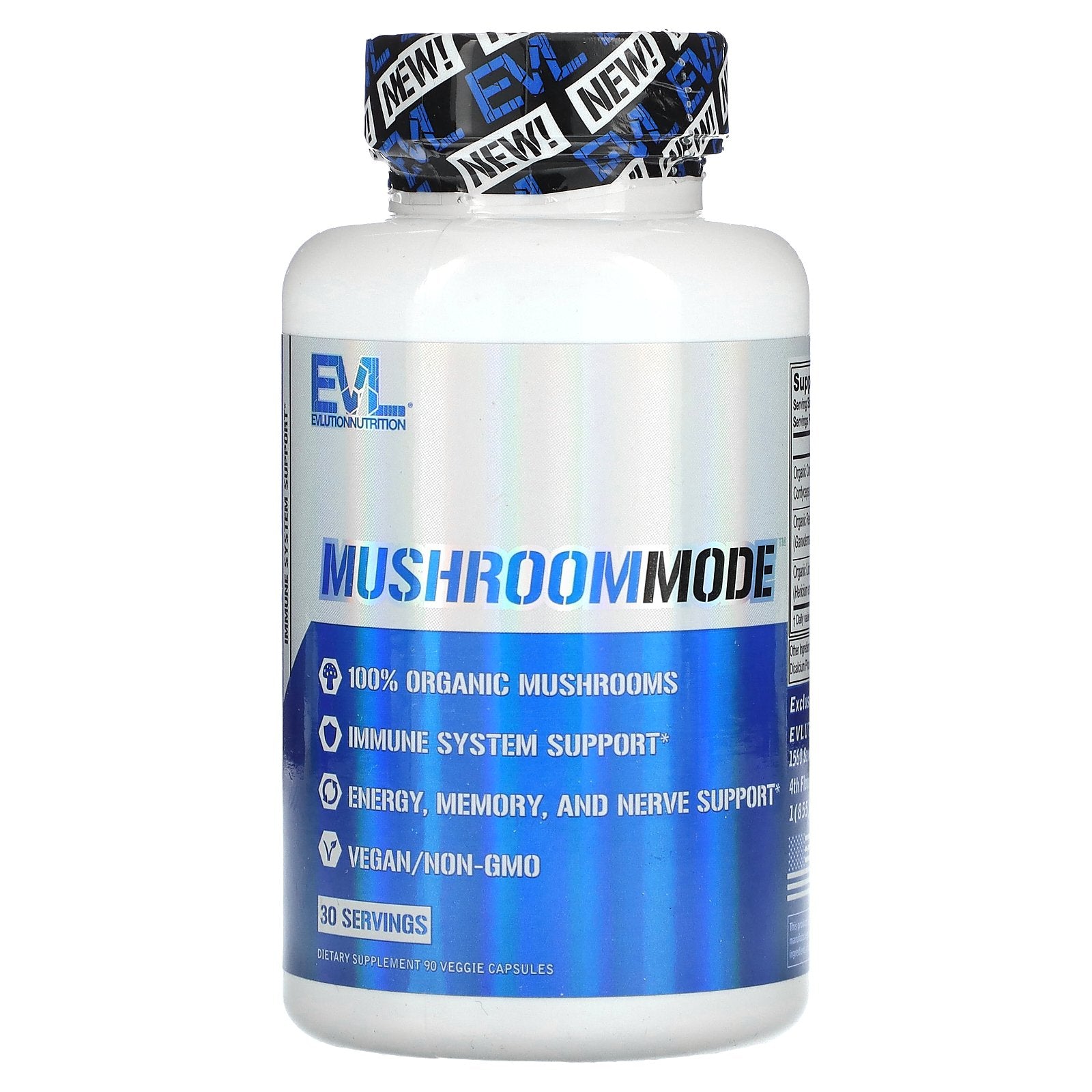 EVLution Nutrition, MushroomMode, 90 Veggie Capsules